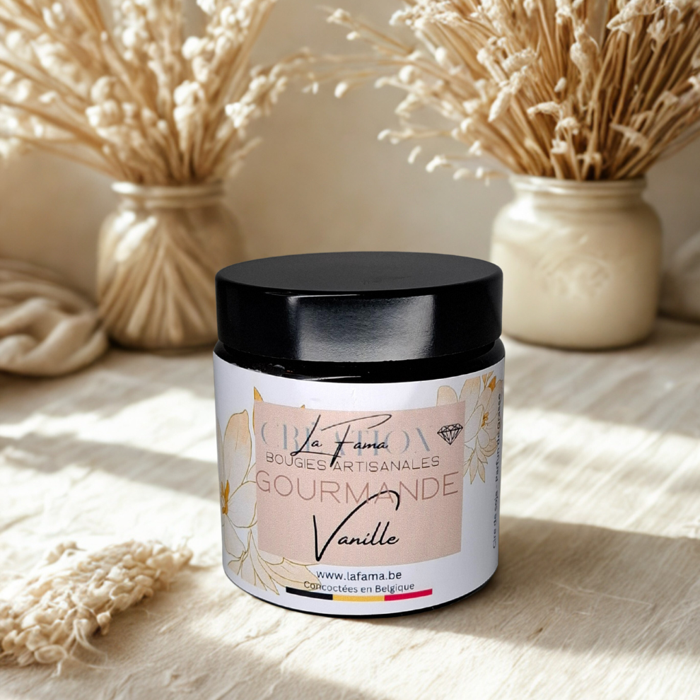 Bougie Ambrée - Gourmande Vanille