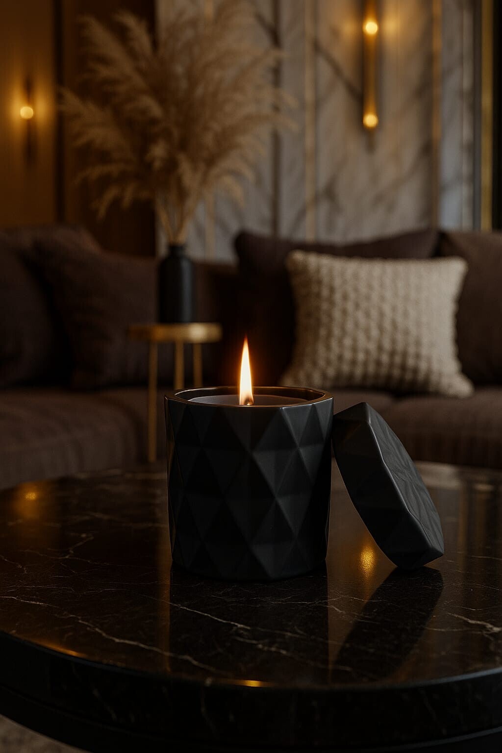 La Bougie Diamond noir (choisir votre parfum)