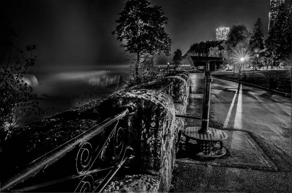 Falls At Night " Photography Print "