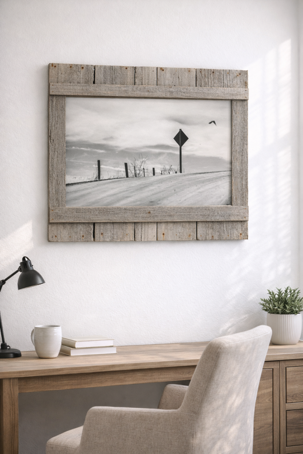 Dirt Road “Photography print” in Frame