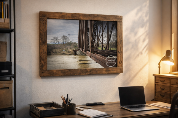 St. Jacob’s Train Bridge “ Photography Print” Large Frame