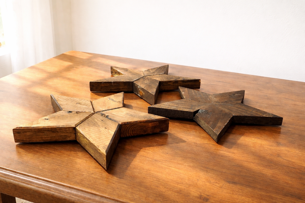 Rustic Star Plant Stands