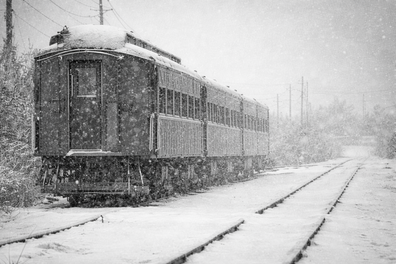 St. Jacob's Train On Tracks " Photography Print"