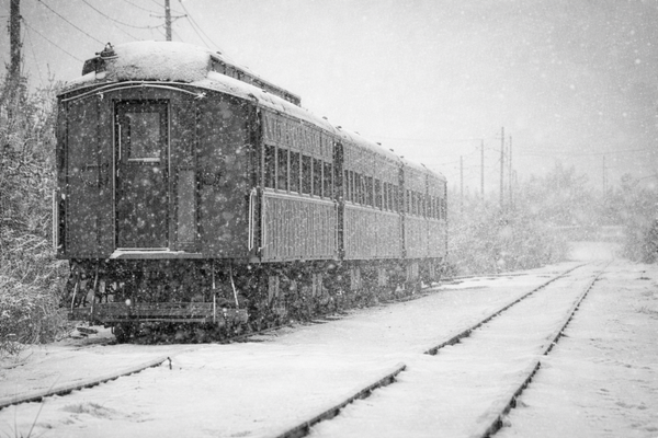 St. Jacob's Train On Tracks " Photography Print"