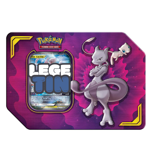 Lege Tin - Mew & Mewtwo