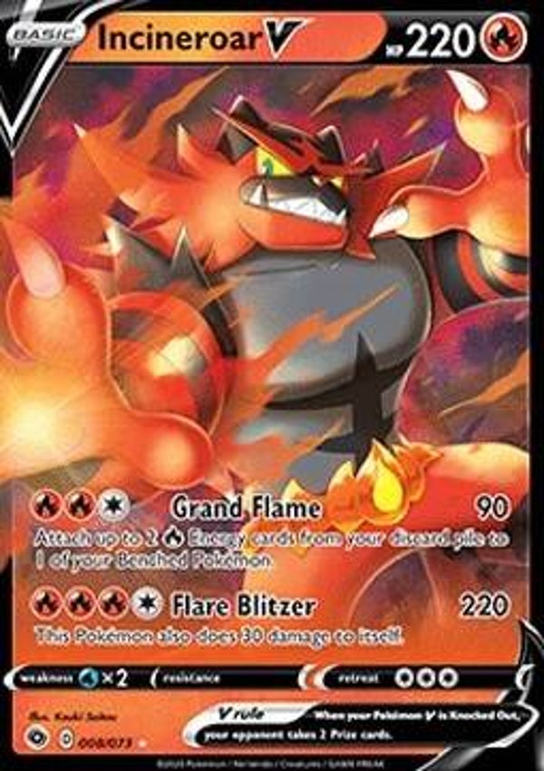Champions Path - #008 - Incineroar V