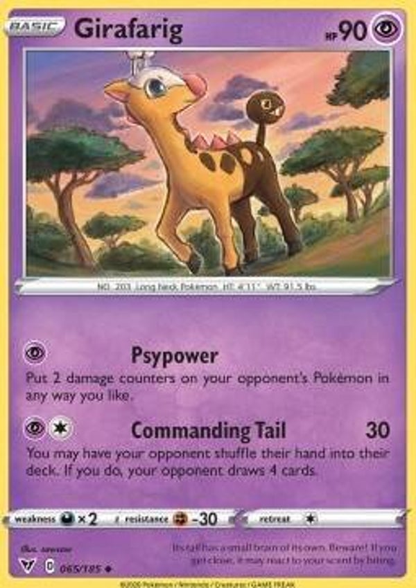 Vivid Voltage - #065 - Girafarig