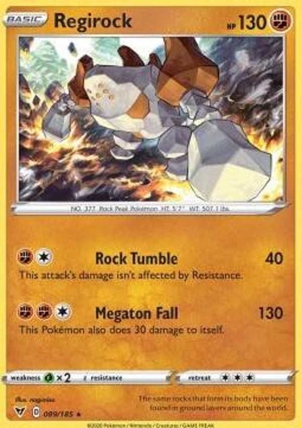 Vivid Voltage - #089 - Regirock - HOLO