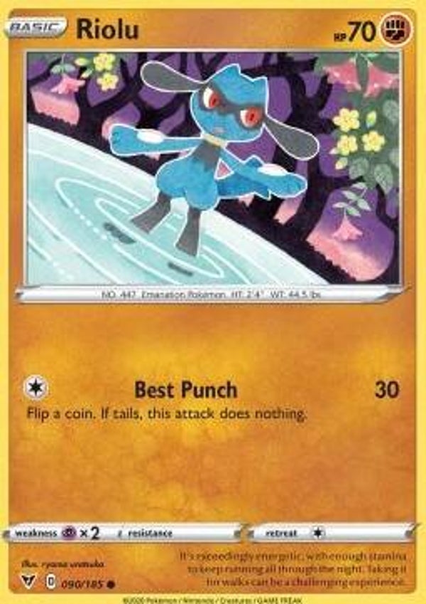Vivid Voltage - #090 - Riolu