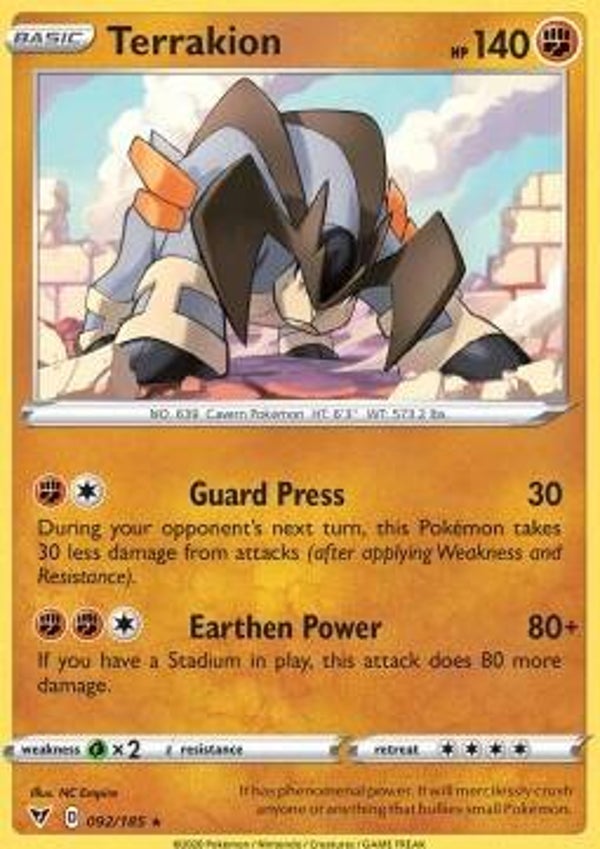 Vivid Voltage - #092 - Terrakion