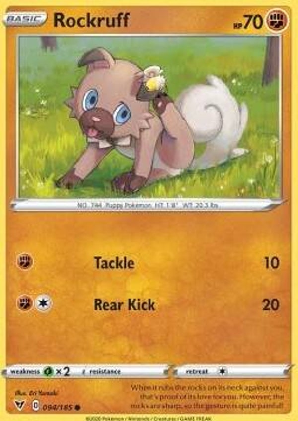 Vivid Voltage - #094 - Rockruff