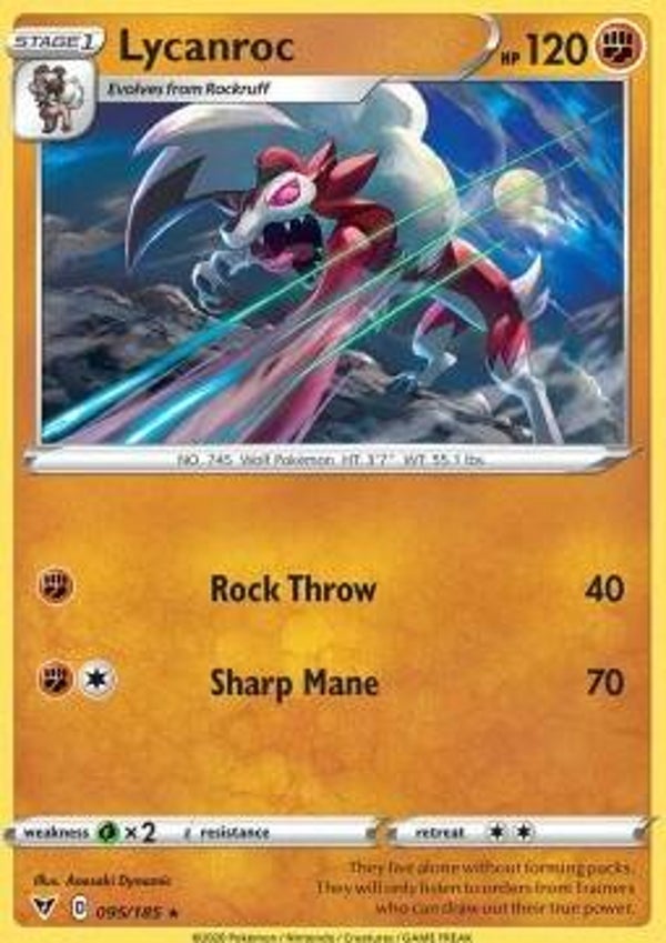 Vivid Voltage - #095 - Lycanroc