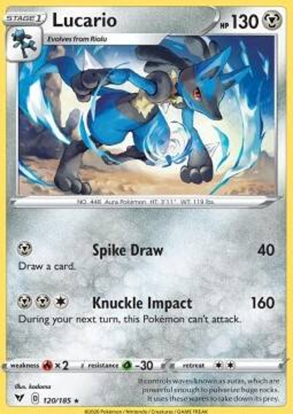 Vivid Voltage - #120 - Lucario