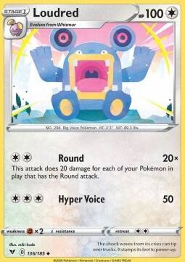 Vivid Voltage - #136 - Loudred