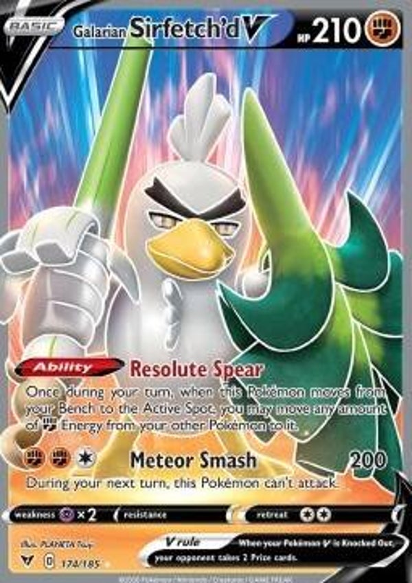 Vivid Voltage - #174 - Galarian Sirfetch'd V