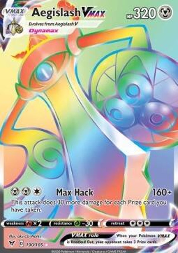 Vivid Voltage - #190 - Aegislash VMAX