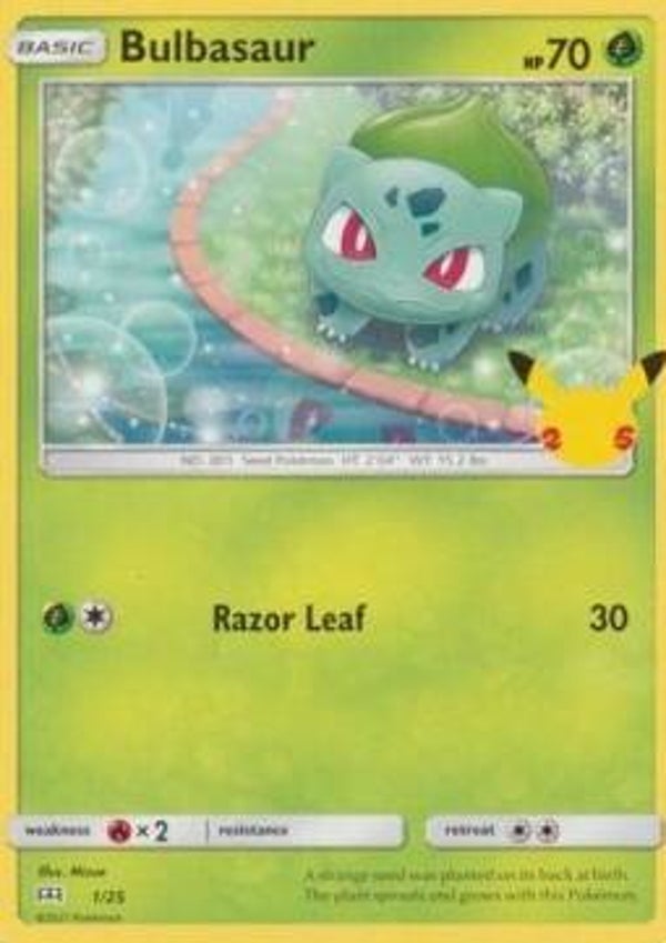 Mc Donald's 25th Anniversary - #001 - Bulbasaur