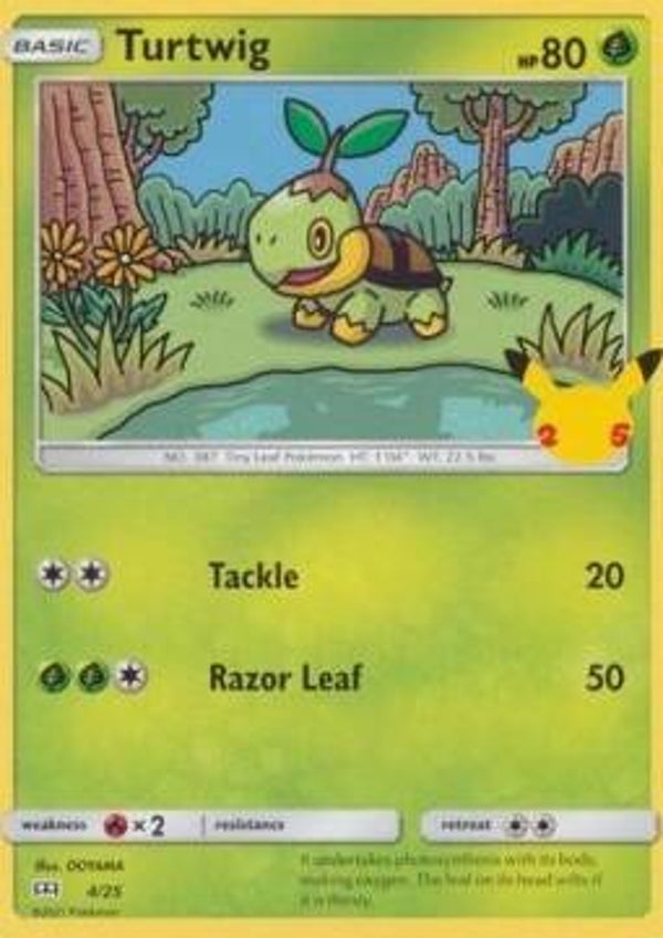 Mc Donald's 25th Anniversary - #004 - Turtwig