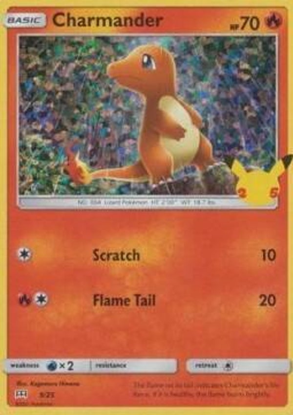 Mc Donald's 25th Anniversary - #009 - Charmander - HOLO