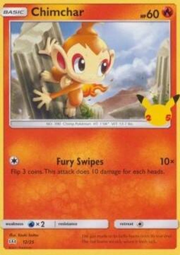 Mc Donald's 25th Anniversary - #012 - Chimchar