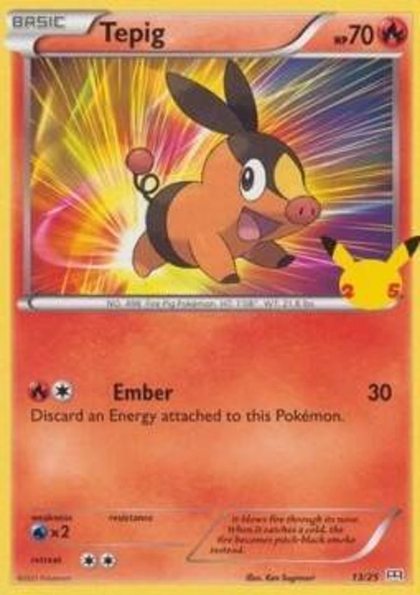 Mc Donald's 25th Anniversary - #013 - Tepig