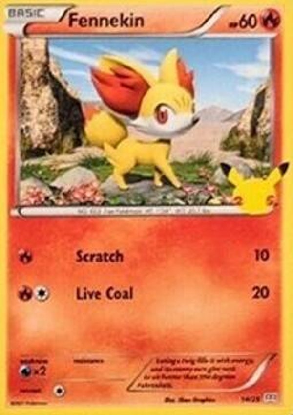 Mc Donald's 25th Anniversary - #014 - Fennekin
