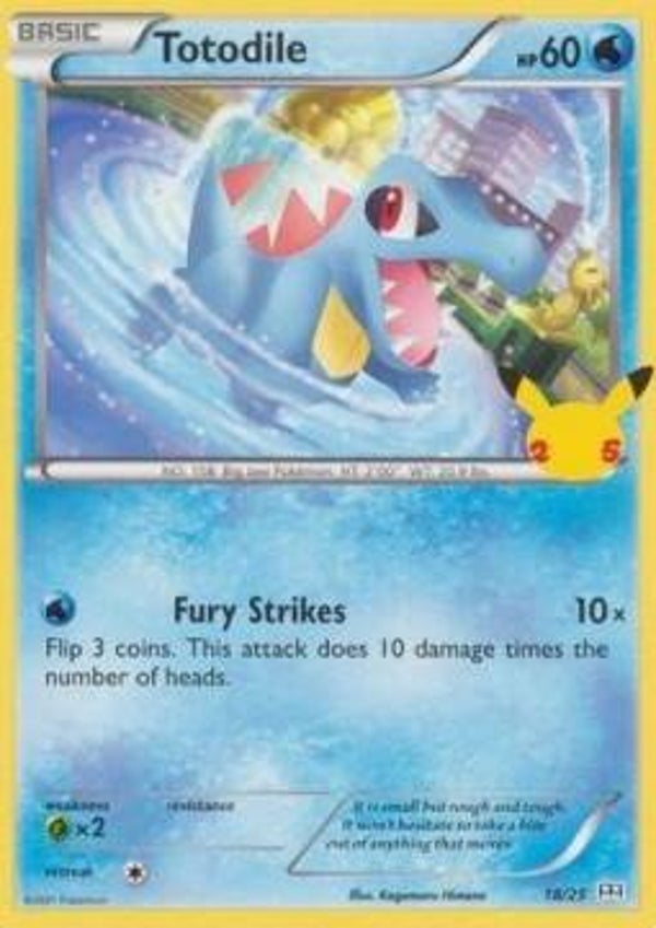 Mc Donald's 25th Anniversary - #018 - Totodile