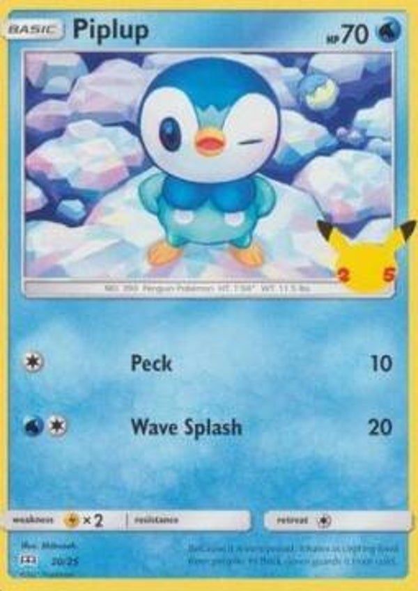 Mc Donald's 25th Anniversary - #020 - Piplup