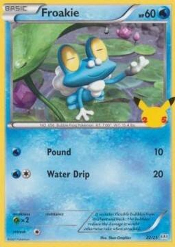 Mc Donald's 25th Anniversary - #022 - Froakie