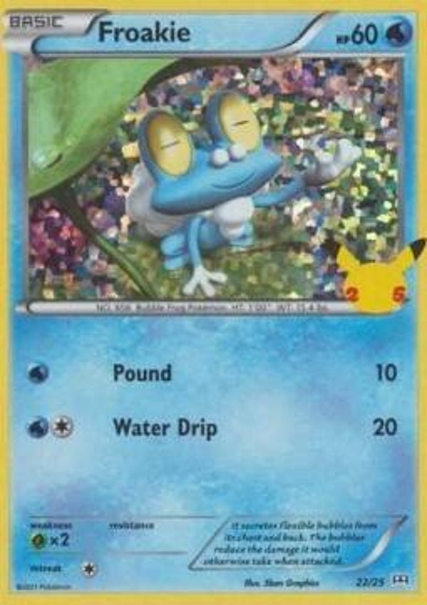 MC Donald's 25th Anniversary - #022 - Froakie - HOLO
