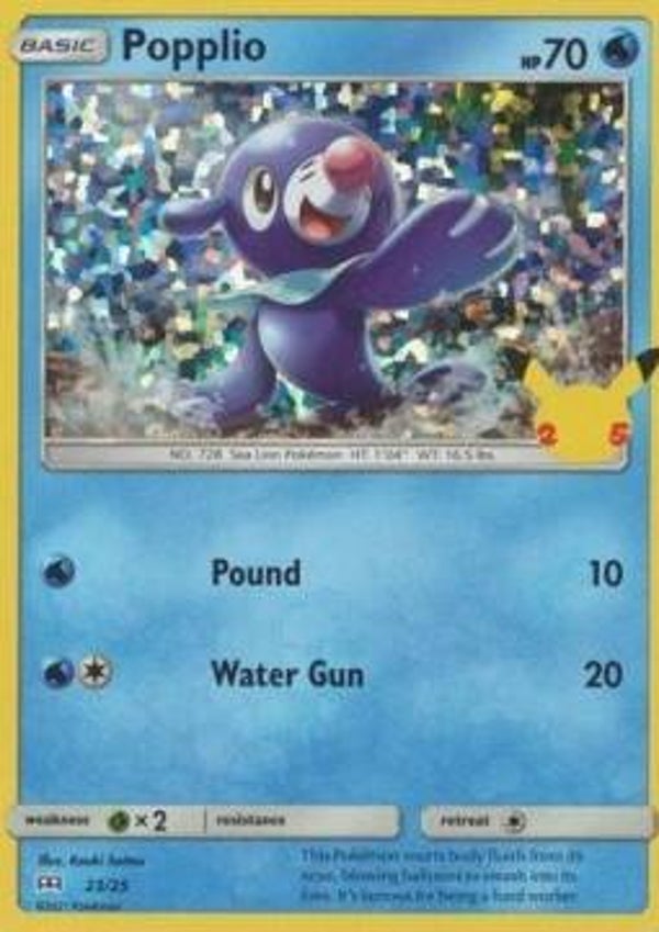 MC Donald's 25th Anniversary - #023 - Popplio - HOLO