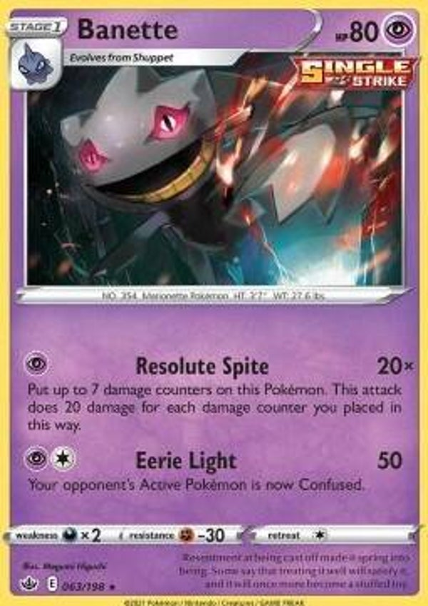 Chilling Reign - #063 - Banette