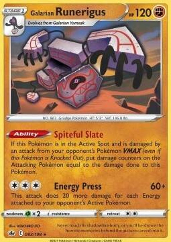 Chilling Reign - #083 - Galarian Runerigus