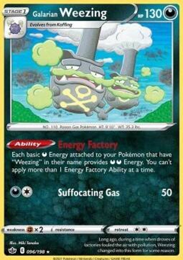 Chilling Reign - #096 - Galarian Weezing