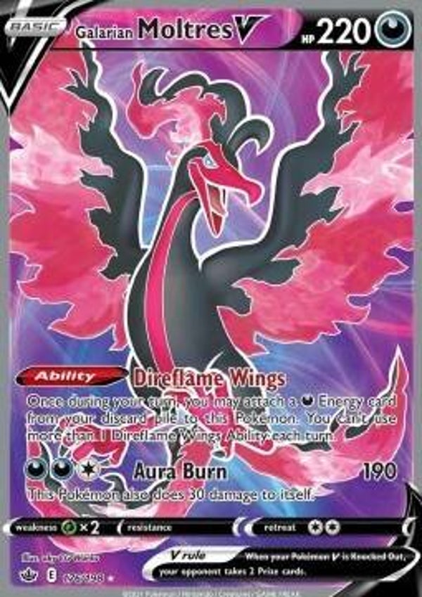 Chilling Reign - #176 - Galarian Moltres V