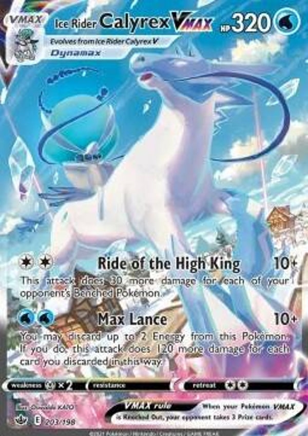 Chilling Reign - #203 - Ice Rider Calyrex VMAX