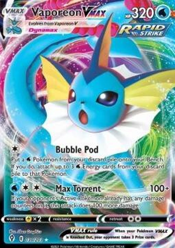Evolving Skies - #030 - Vaporeon VMAX