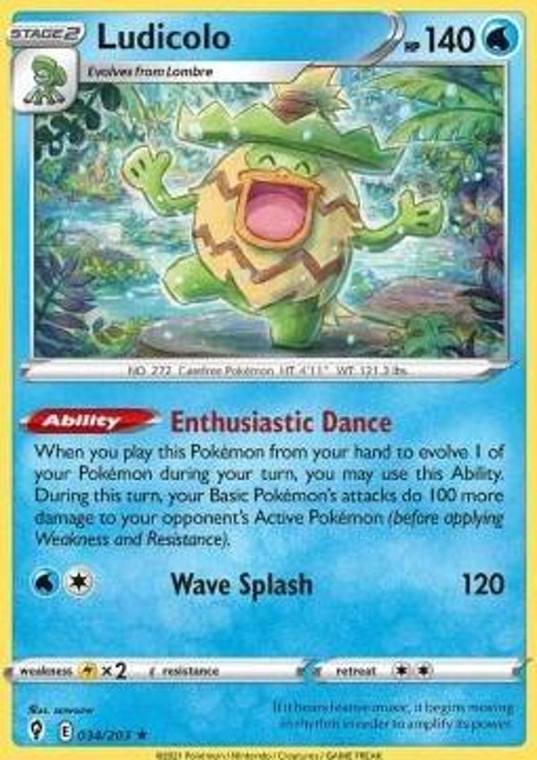 Evolving Skies - #034 - Ludicolo