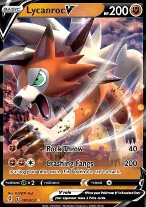 Evolving Skies - #091 - Lycanroc V