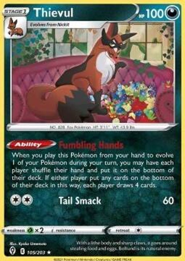 Evolving Skies - #105 - Thievul