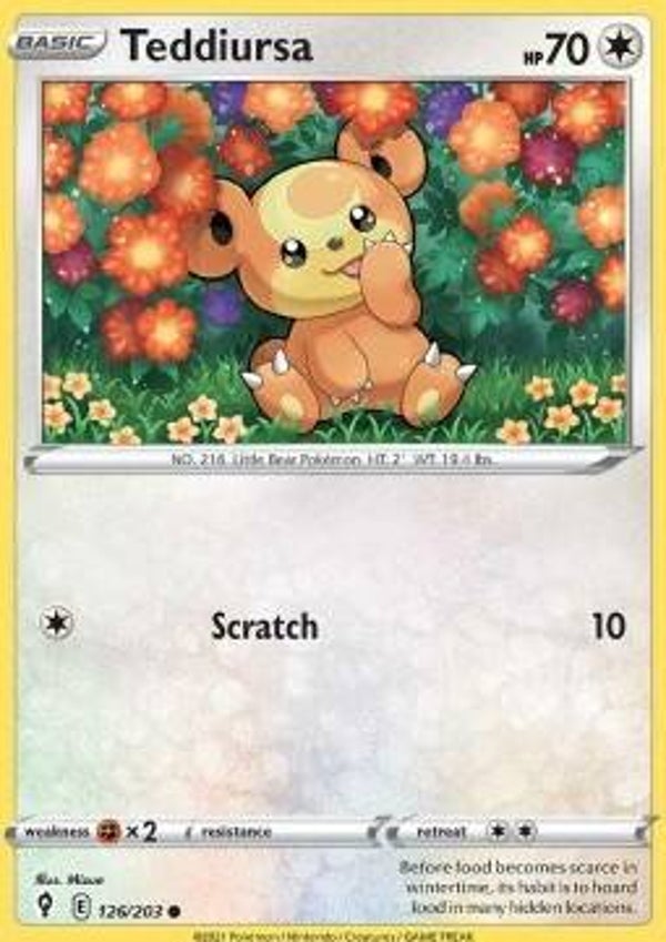 Evolving Skies - #126 - Teddiursa