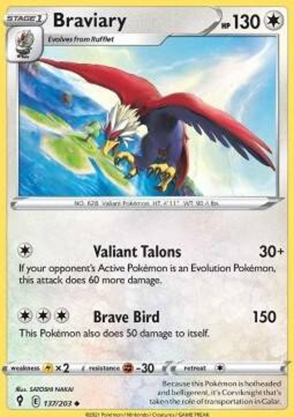 Evolving Skies - #137 - Braviary