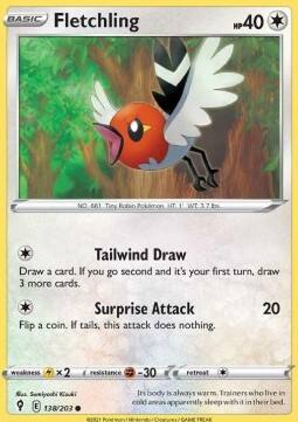 Evolving Skies - #138 - Fletchling