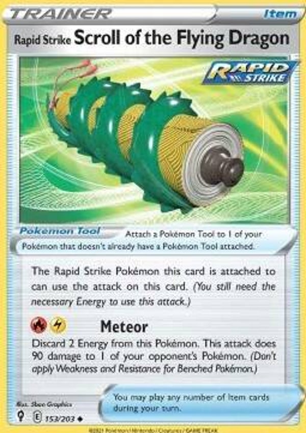 Evolving Skies - #153 - Rapid Strike Scroll of the Flying Dragon