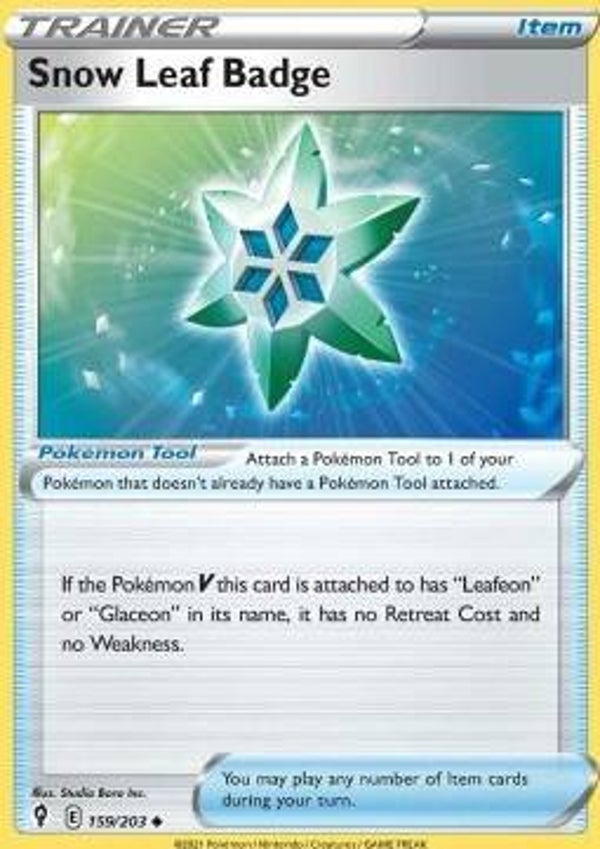 Evolving Skies - #159 - Snow Leaf Badge
