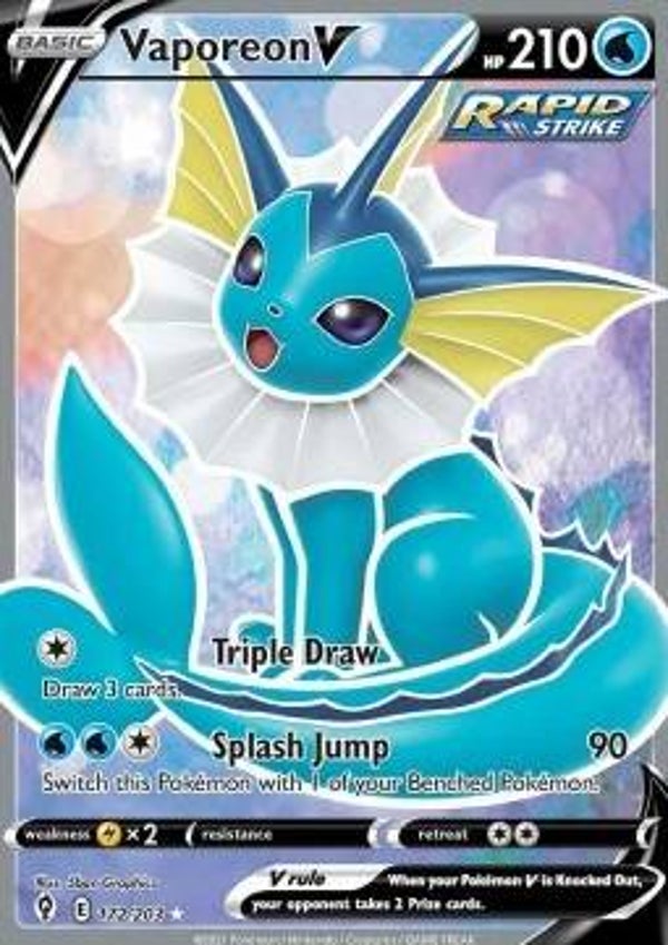 Evolving Skies - #172 - Vaporeon V