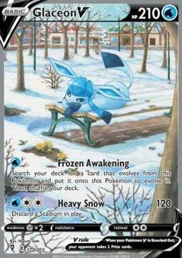 Evolving Skies - #175 - Glaceon V