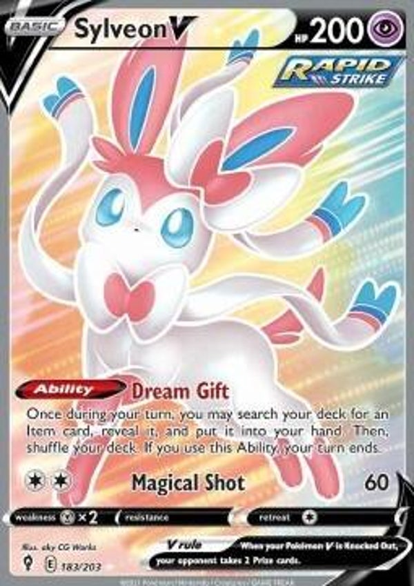 Evolving Skies - #183 - Sylveon V