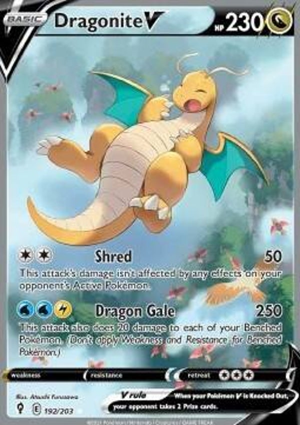 Evolving Skies - #192 - Dragonite V