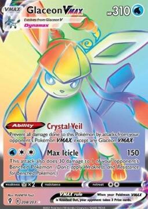 Evolving Skies - #208 - Glaceon VMAX